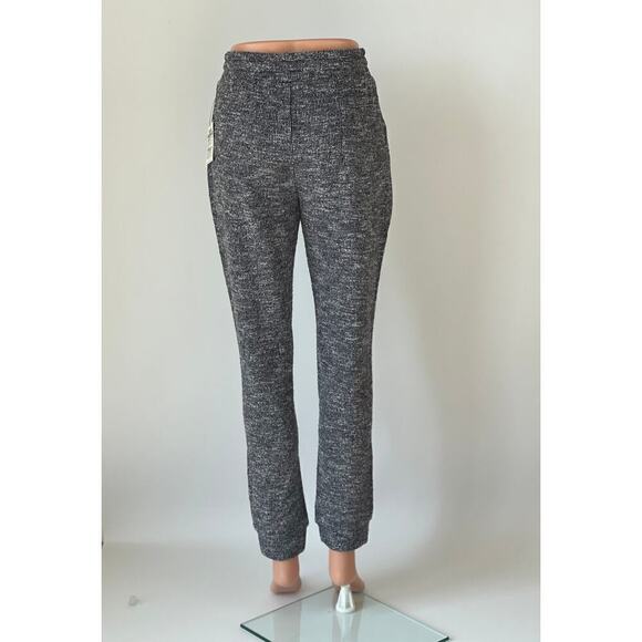 Brushed Rib Lake Tahoe Jogger Pants with Pockets in Heather Blue - Picture 2 of 6